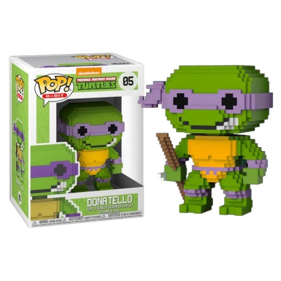 Funko POP! 8 Bit Teenage Mutant Ninja Turtles 8-Bit: Leonardo, Donatello Raphael - Picture 7 of 16